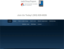 Tablet Screenshot of denverleadsgroups.com